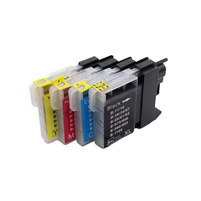 Zestaw tuszy LC985 CMYK do Brother DCPJ125 J315W J515 MFCJ220 J265 zamiennik